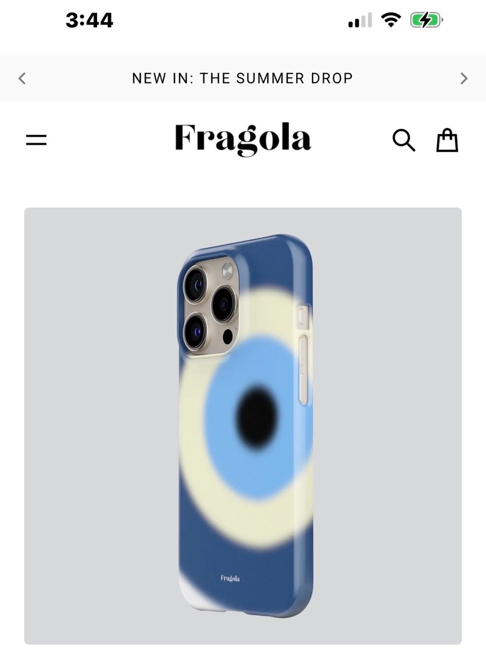 Fragola evil eye phone case for iPhone 13 Pro